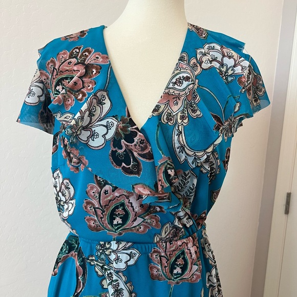 Women's Apt. 9 Ruffle Wrap Maxi Dress - Picture 8 of 15